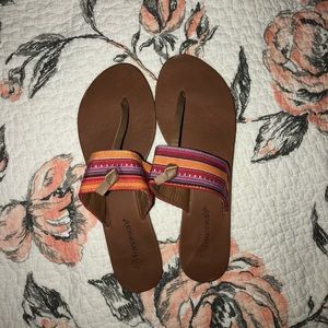 Brown sandals